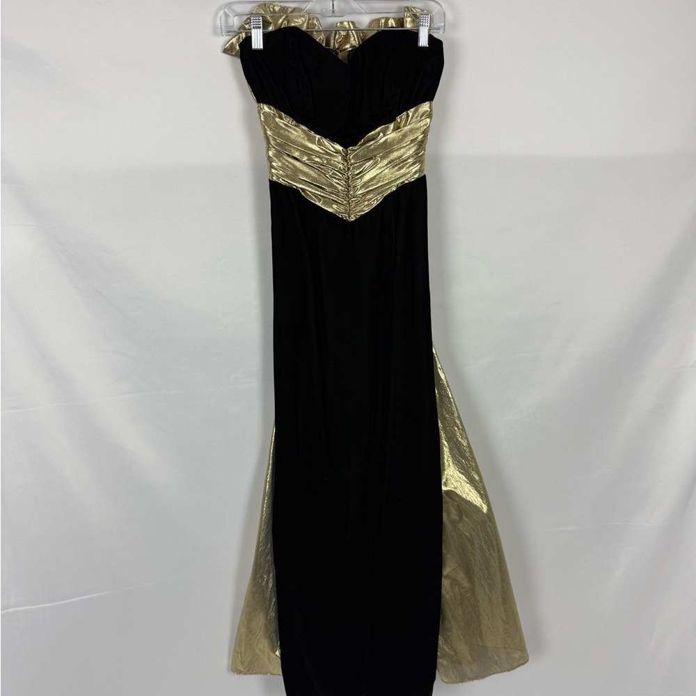 Prom Dream Dress with Gold Train